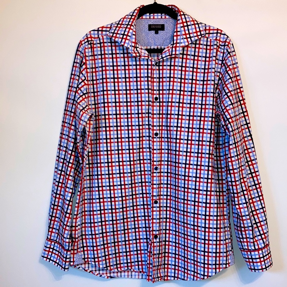 SOLD Oxford Long Sleeve Button Down Mens Shirt - Picture 1 of 7